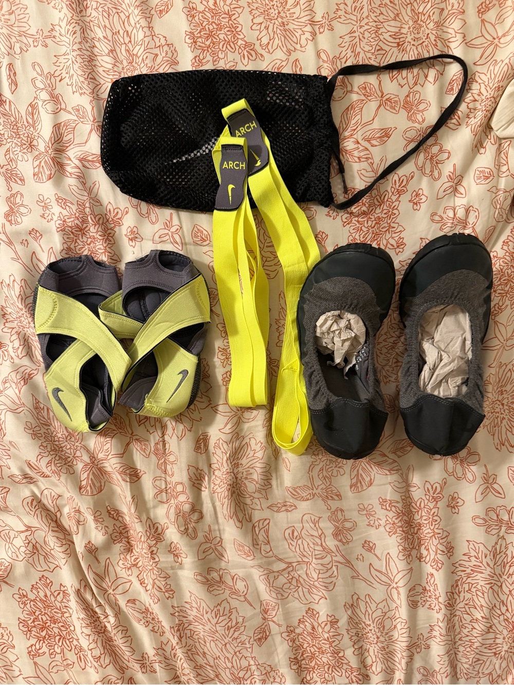 Nike Studio Air Wrap Yellow and Shoes and Ribbons RARE 2012